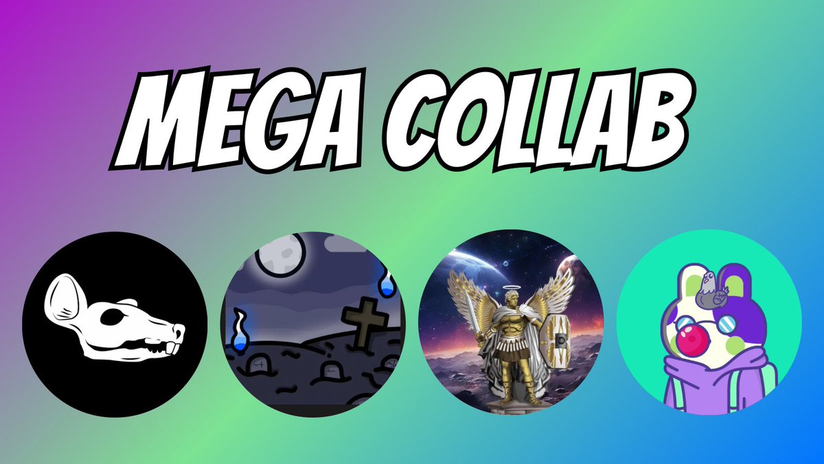 🎁 COLLAB NFT GIVEAWAY 🎁

🏆 Prizes: 

1x 3D <a href="/PumpedRatsNFT/">Pumped Rats</a>
5x WL @TheBunzNFT
5x  WL @PecuniaADA
1x LittleBAO Graveyard 

✅ To Enter:

⬩Follow all projects  

⬩Like + Repost

⬩Tag a Friend

⏰ 72 Hours ⏰

#FreeNFTs #NFTGiveaway #FreeNFT #Polygon #giveaways #SolNFTs