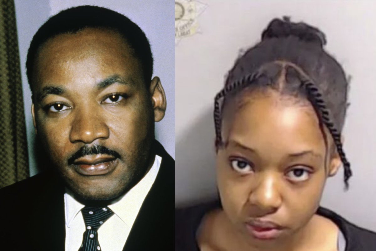 DailyLoud's tweet image. UPDATE: Mugshot of woman arrested for trying to burn down Martin Luther King Jr.’s childhood home in Atlanta.