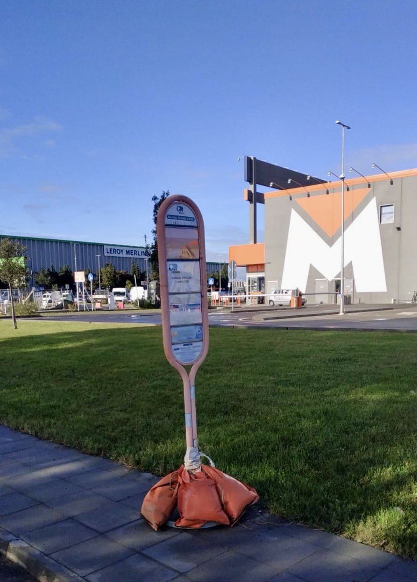 Linea 19 - ripristino della fermata di via San Giorgio - lato TECNOMAT