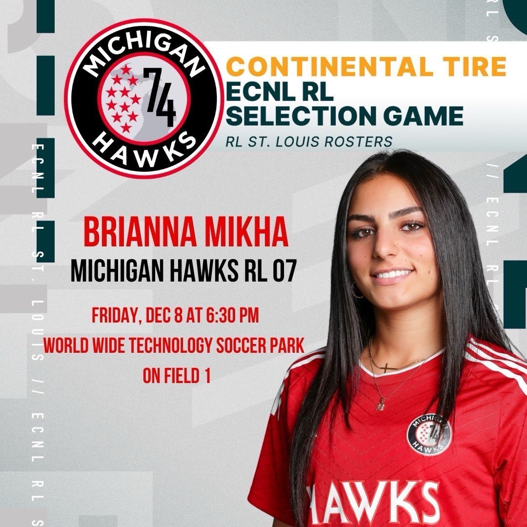 @Michigan_Hawks (@michigan_hawks) on Twitter photo Congratulations to Bri and Sophia who played in the <a href="/ECNLgirls/">ECNL Girls</a> RL Selection Game! Good luck in the RL showcase games the rest of the weekend! #DreamBig Congratulations to Bri and Sophia who played in the <a href="/ECNLgirls/">ECNL Girls</a> RL Selection Game! Good luck in the RL showcase games the rest of the weekend! #DreamBig
