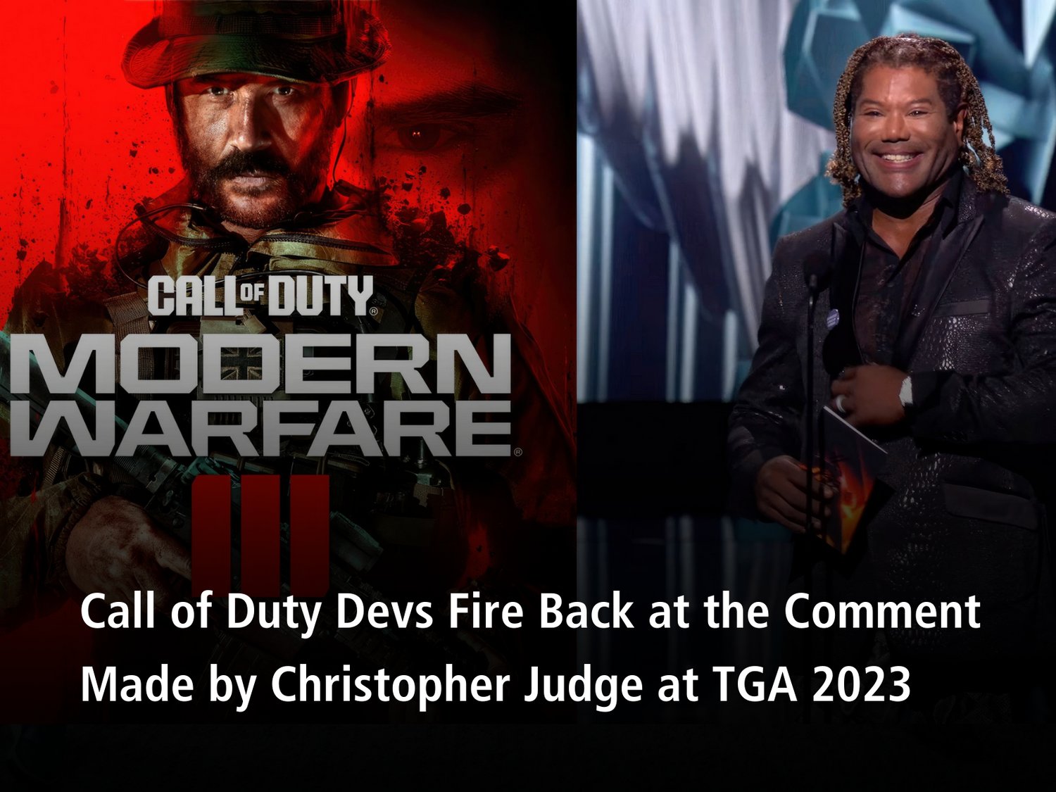 Wccftech on X: Controversy erupts as Christopher Judge takes a swing at  Call of Duty's campaign duration at TGA 2023. Call of Duty devs hit back.  🎮🔥   / X