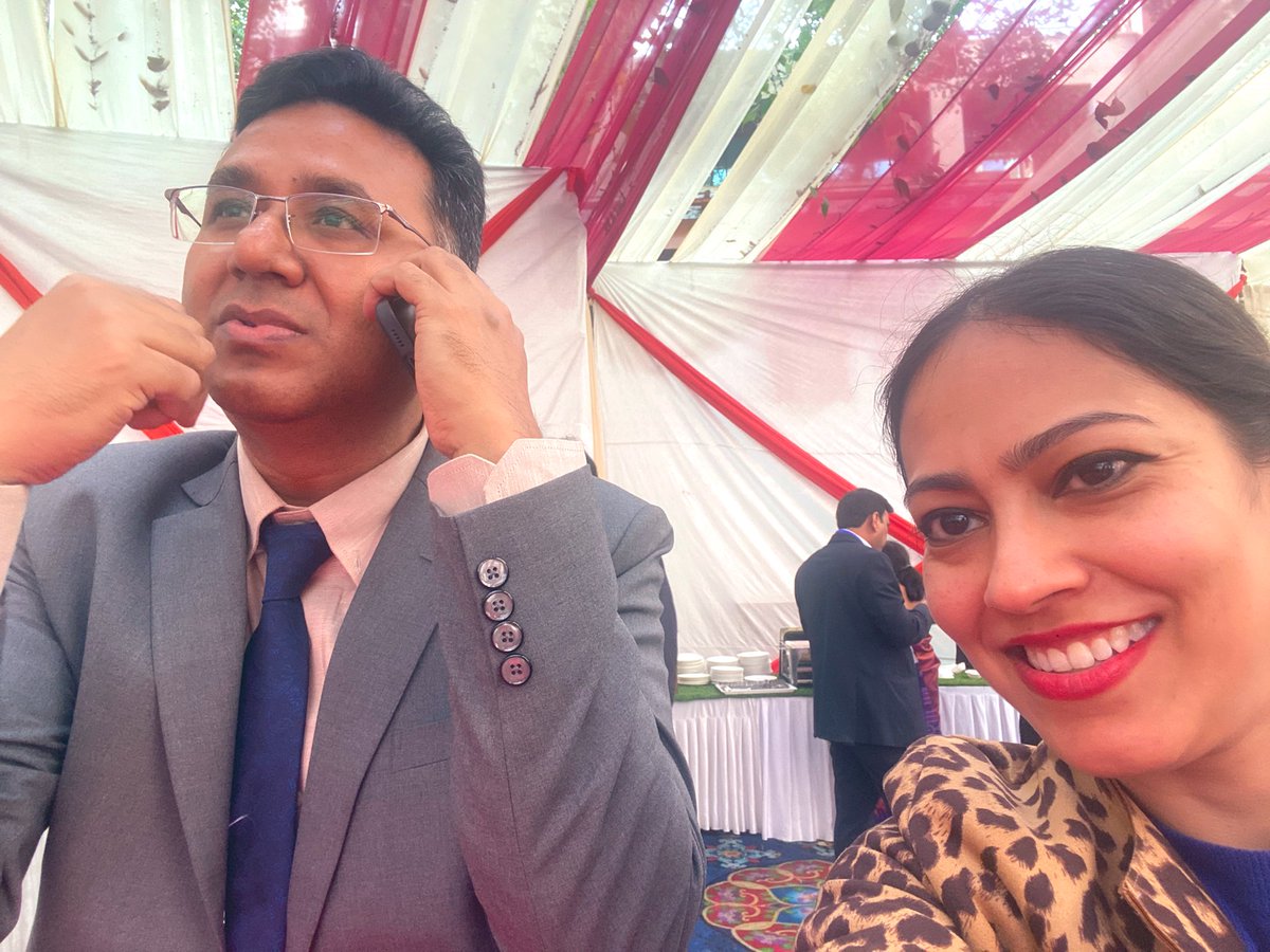 aanchalkakkar's tweet image. The man of the hour! @PRASENJ13259721 
Not a second off the job! 🤗
#APCON2023 
@Apcon2023