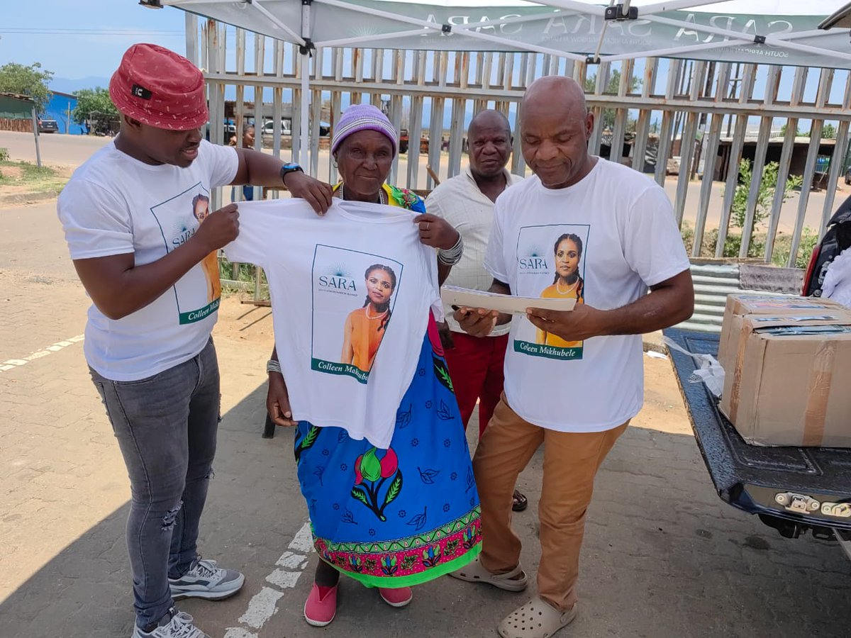 SARA_POLITICS's tweet photo. SARA was found in Limpopo. Come say hello when you see us.

#Presidentofthepeople
#16DaysOfActivism 
#Birthofanewnation https://t.co/2sv9qEewd2