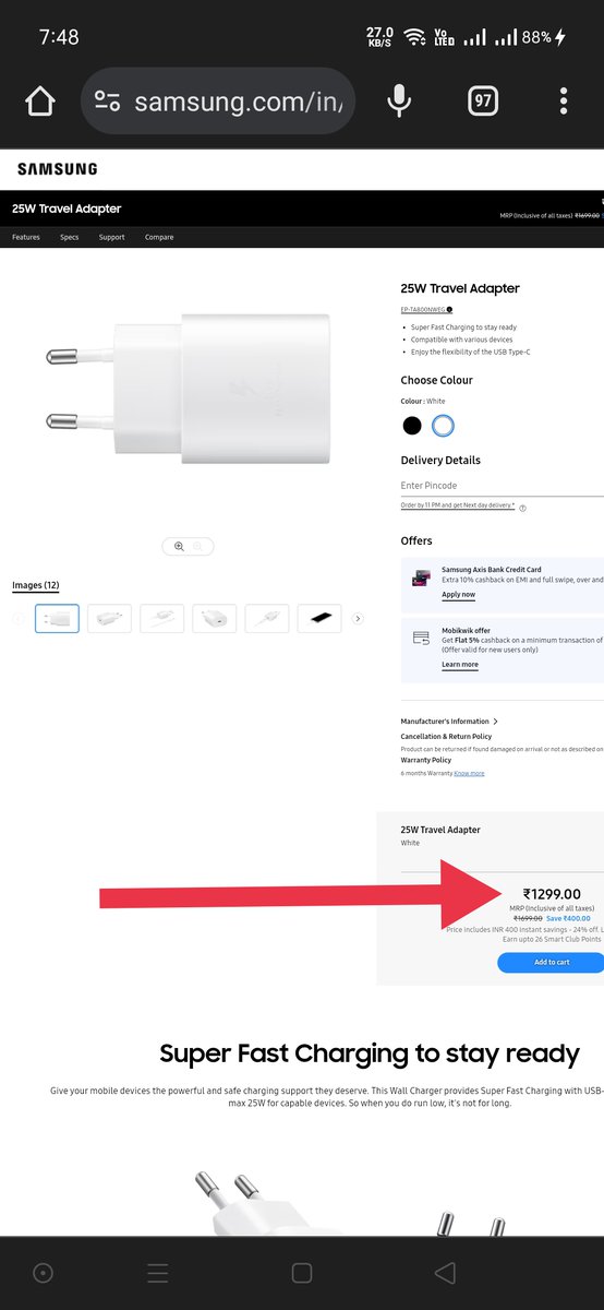 06_niru's tweet image. It was my first time ever visiting a Samsung store, and it was also my first time buying a Samsung phone online. AND THAT IS WHAT HAPPENED. CHECK OUT THE PHOTO POSTED 😑
@SamsungIndia #SamsungSupport #SamsungCharger #SamsungBharat  #SamsungEmployee #Incredible #Humanity Died 🌻