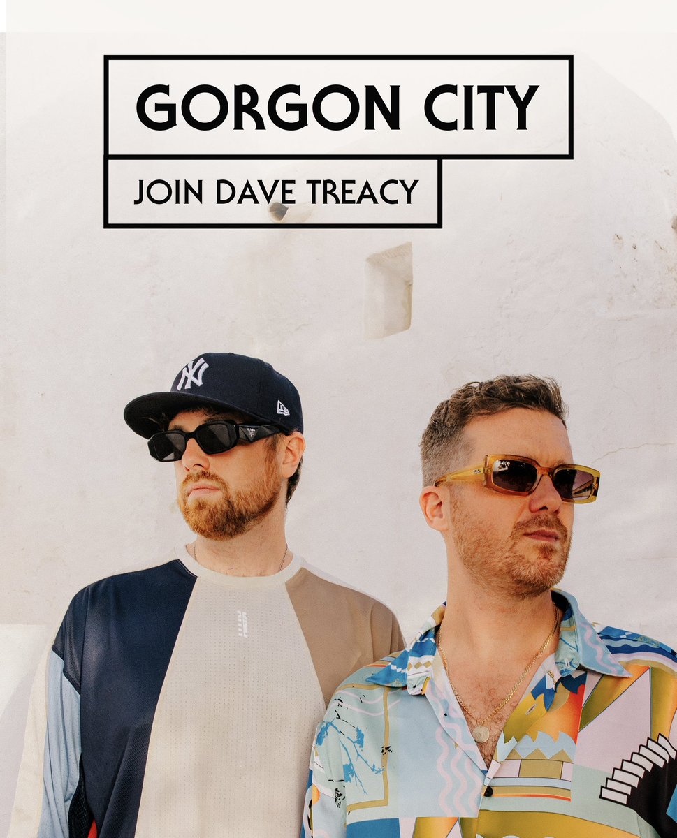 On the show tonight from 8pm 👀 @GorgonCity 🤝 #DaveTreacy2FM | @DJDaveTreacy