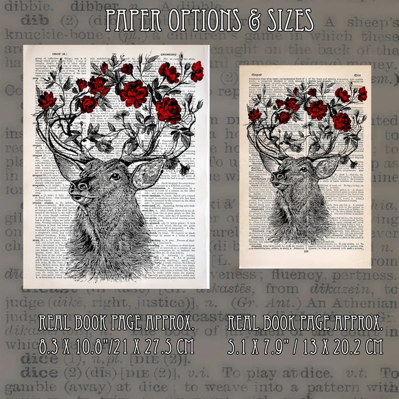 Embrace the enchantment of 'Deer Antler Flowers'—a vintage page adorned with Victorian Gothic allure. 🦌🌹 Perfect for animal lovers and those seeking a touch of whimsy in their decor. #VintageDecor #VictorianGothic #AnimalArt #HomeOffice #DecorativePrints
art4giftvintageart.etsy.com/listing/791004…