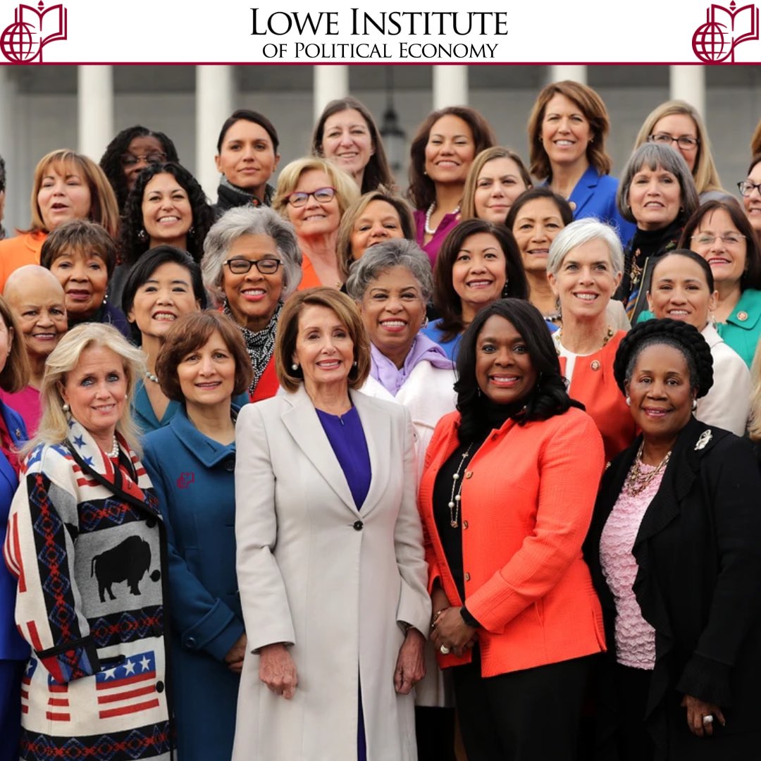 LoweInstitute's tweet photo. Lowe Down Alert 🚨
—
Click the link in bio to learn more about female representation in Congress!
—
#politics #economy #politicaleconomy #femalerepresentation #usgoverment #congress #getlowe https://t.co/NLjeAWBo0C