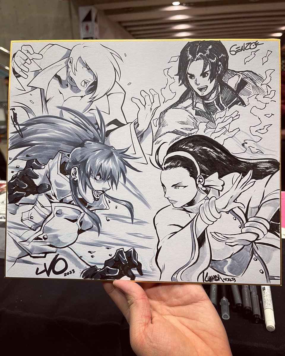 More commissions done at Tokyo Comic Con. Scroll to see the rest #edwinhuang #morriganaensland #streetfighter 