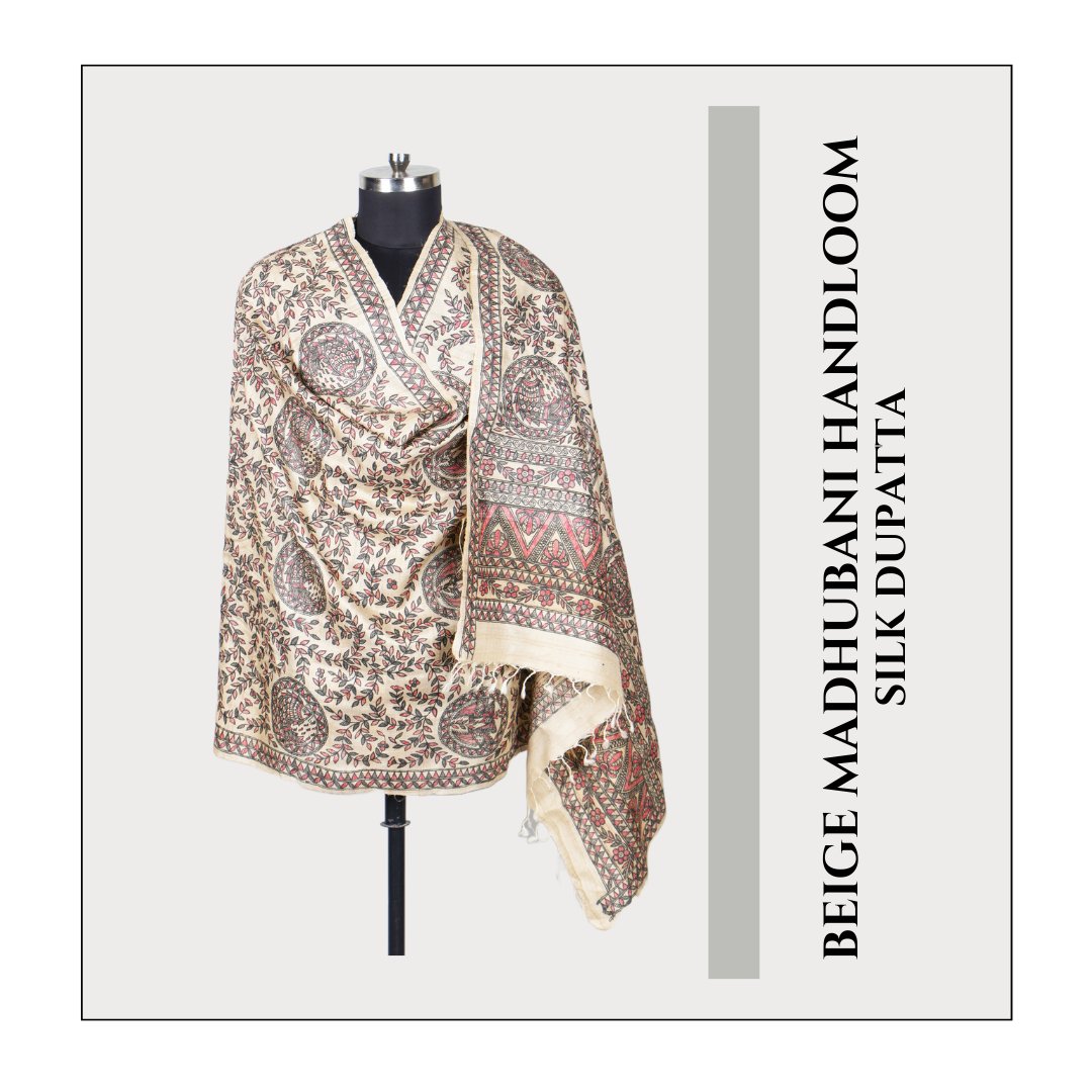 RootsTale's tweet photo. BEIGE MADHUBANI HANDLOOM SILK DUPATTA | Roots Tale

Shop Now:- https://t.co/NnpQ15nyTE

#BeigeSilkDupatta #MadhubaniElegance #HandloomCharm #SilkSpectacle #TraditionalWeaves #EthnicElegance #DupattaLove #MadhubaniMagic #SilkStory #CulturalChic https://t.co/AaWpN77pMQ