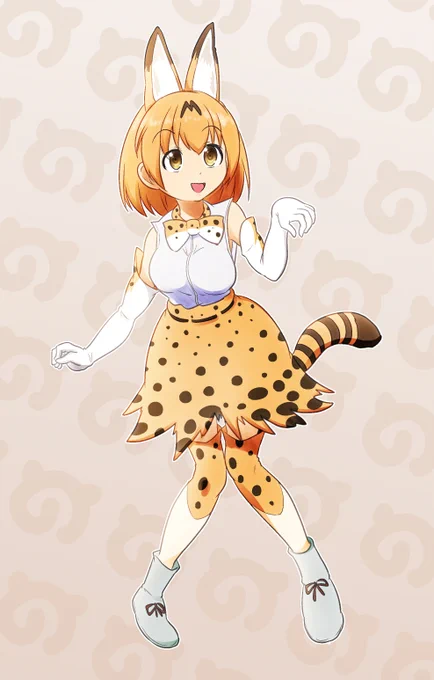 サーバルちゃん描いてた。#けものフレンズ 