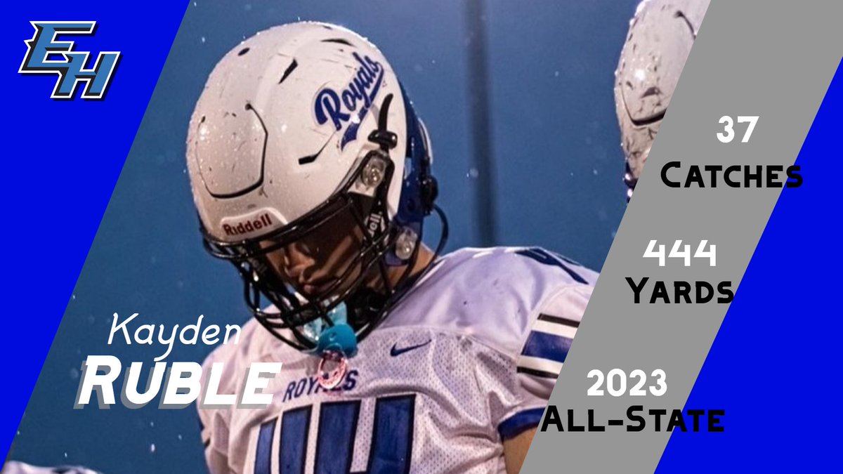 Congrats to Junior Kayden Ruble who was chosen to the 2A IFCA All-State Football Team