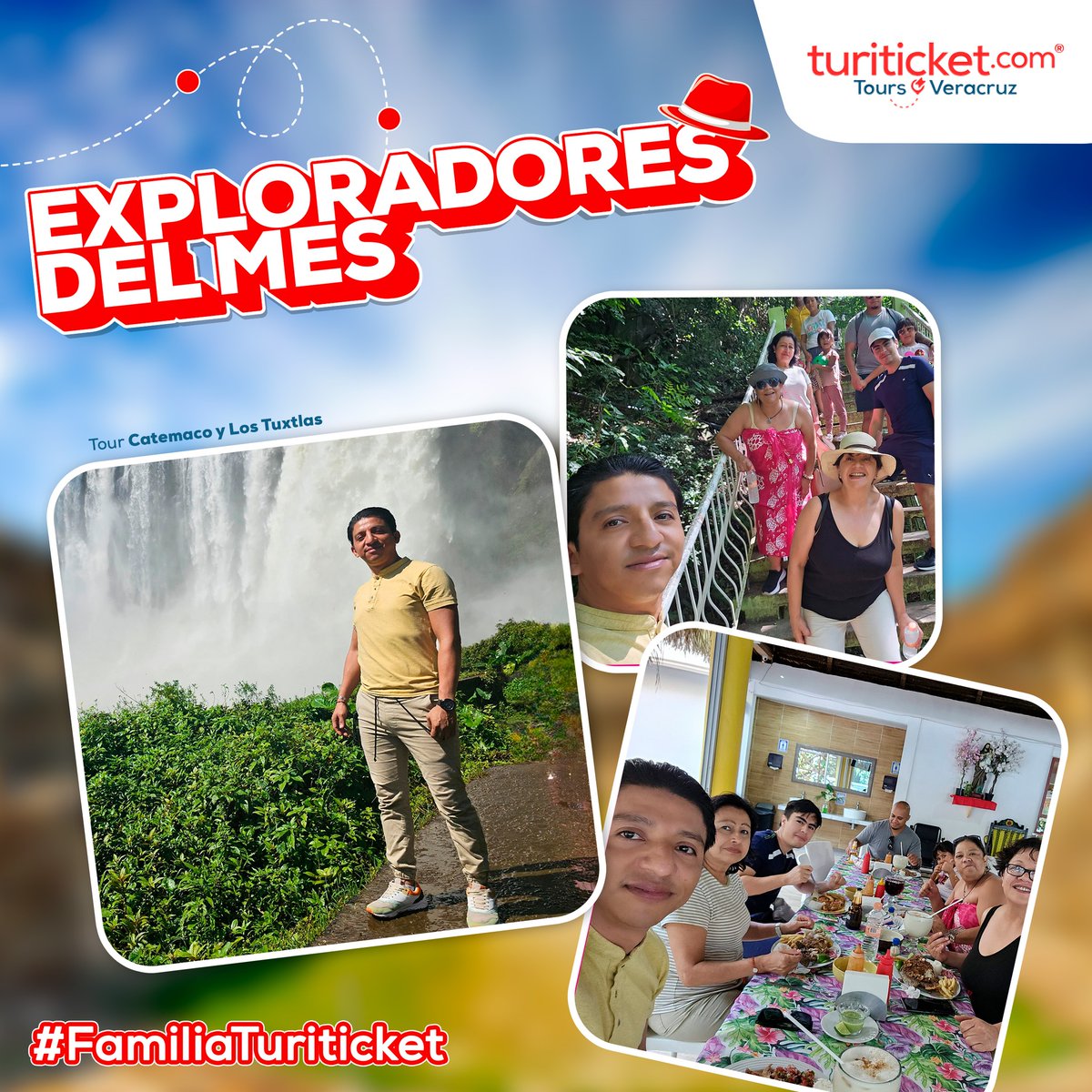 YoAmoVeracruz's tweet photo. ¡Celebrando a nuestro Explorador del Mes! Descubre el espíritu intrépido de nuestro amigo Gonzalo Hernandez, quien ha llevado la exploración a nuevas alturas.¡Acompáñanos en este viaje de aventuras y descubrimientos entre cascadas y naturaleza! #turismo #TurismoVeracruz #veracruz https://t.co/vTDqKZ3SqM