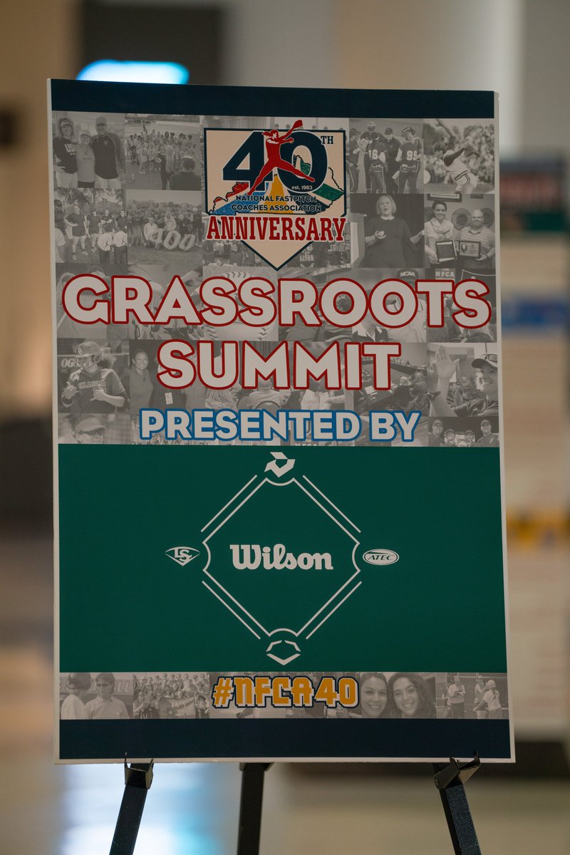 High school, travel, and youth coaches gathered at the Grassroots Summit presented by @wilsonballglove to elevate their game! From recruiting to practice planning, this group covered it all! 🥎 #NFCA40