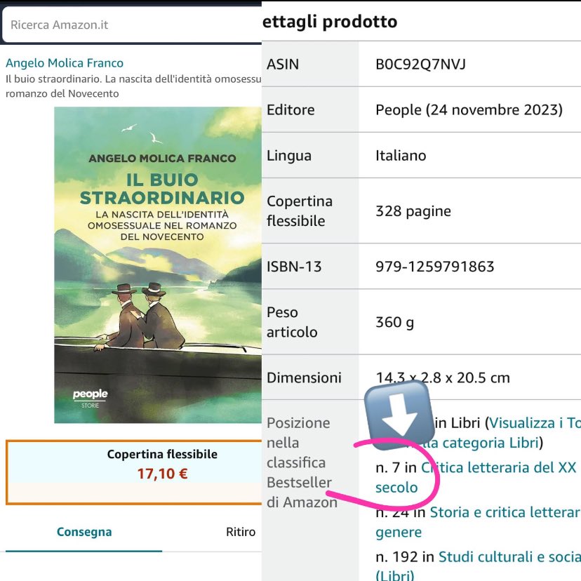 A poco più di due settimane dall’uscita, “Il buio straordinario” @peoplepubit è SETTIMO nella classifica #Amazon della saggistica letteraria! 
@Walkaboutlitage @studioesseci