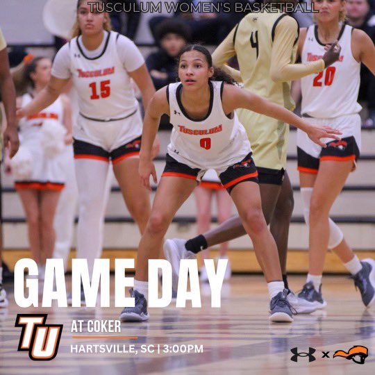 GAME DAY!! 🟠⚫️

🆚 Coker
📍Hartsville, SC
⏰ 3:00pm
📺 tusculumpioneers.com/links/rhm3xh
📊 tusculumpioneers.com/links/7wnfvr