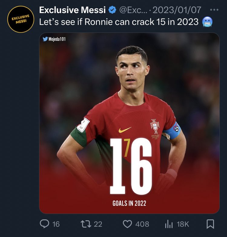 Ronaldo did not only crack 15, he cracked 50 goals 😭😭