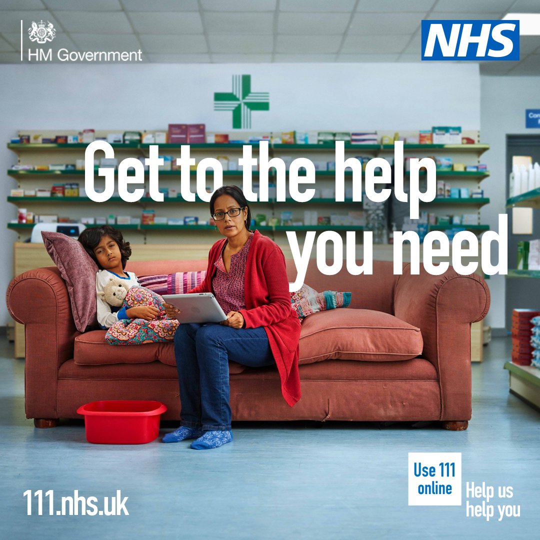 Use 111 online to get assessed and directed to the right place for you, like a consultation with a pharmacist. ➡️ orlo.uk/PCbHc