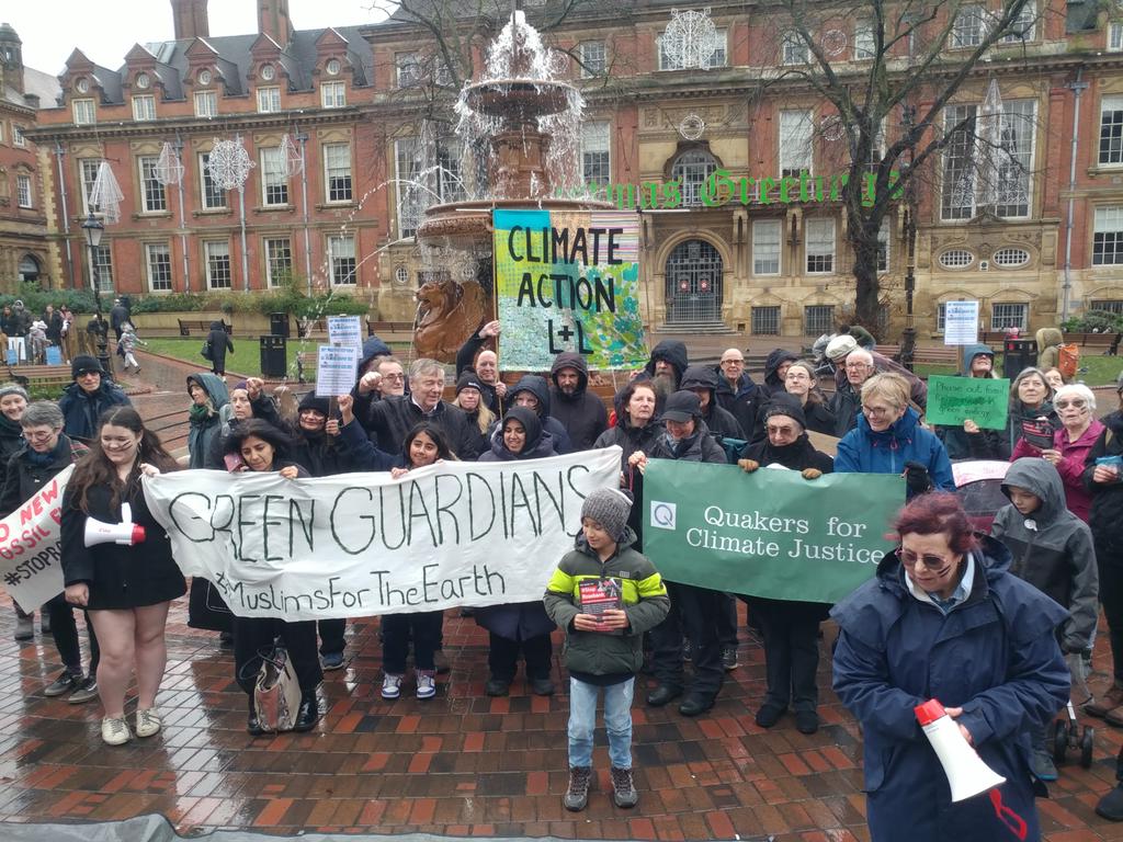 #NowWeRise in #Leicester to call for climate justice! #StopRosebank #NoNewFossilFuels