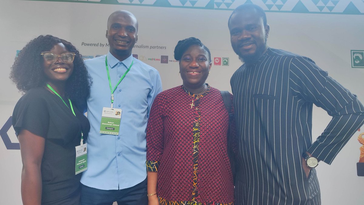 crownmed's tweet image. With Motunrayo Alaka, Executive Director of Wole Soyinka Centre for Investigative Journalism.

#AIMConference
#WSAIR