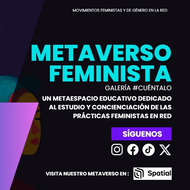 MetaversoFem's tweet photo. Movimientos Feministas y de Género en la Red - Spatial https://t.co/8NdPb1dvNM https://t.co/CHNg3zu5dw