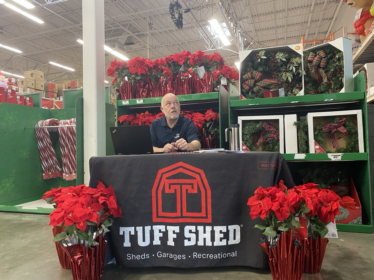 We’re gonna sell some Christmas sheds at Summerwood 1832 today! Ho!Ho!Ho! ⁦@HomerSaenz15⁩ ⁦@WhitefleetChris⁩