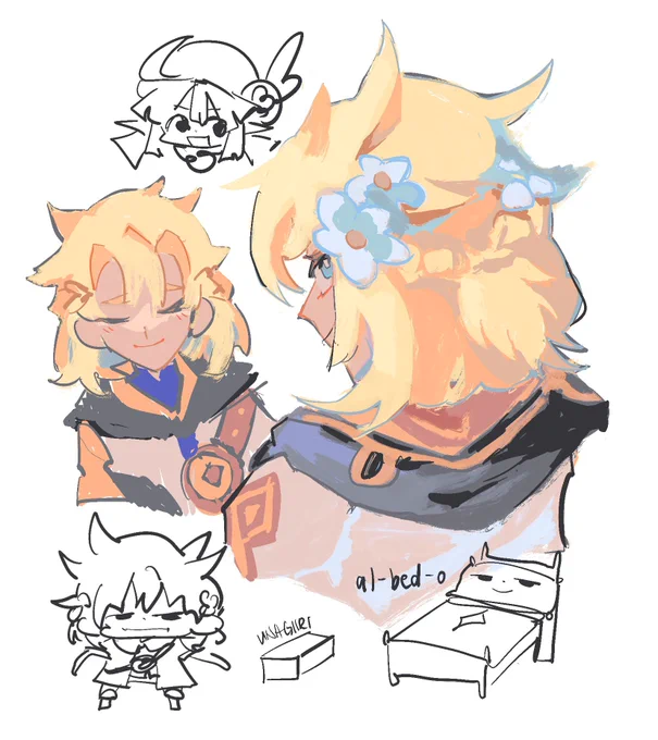 Exams just ended I hope to draw moree #genshin 