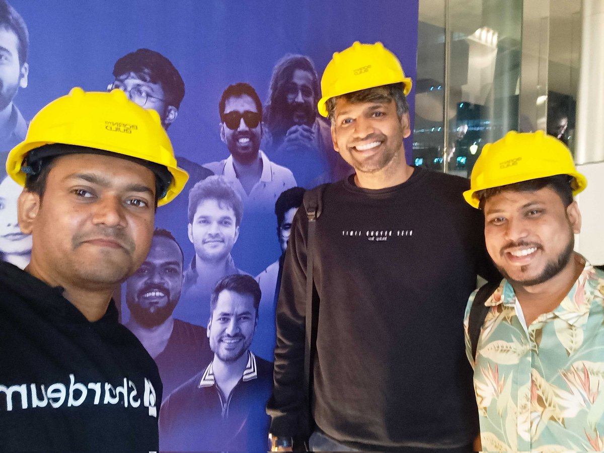 Here at the India's biggest proof of community. 
@shardeum #borntobuild #ShardHat