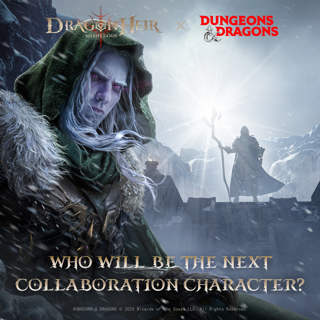 Dragonheir_SG's tweet photo. Travels, missions, and battles with Drizzt are thrilling and exciting. Who will be the next D&amp;D collaboration character in Dragonheir? Please leave a name below.

#dragonheir #dragonheirsilentgods #collobration #DND
🔥Download Dragonheir NOW: https://t.co/lbvJid5TNz https://t.co/GucspBHMGb