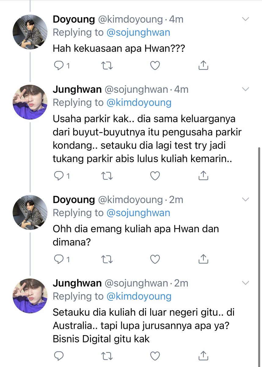 pages_of_cake's tweet photo. Damdo / Dodam one tweet AU 

Balada cinta tukang parkir dan kasir toko https://t.co/MoSOwPuZKD