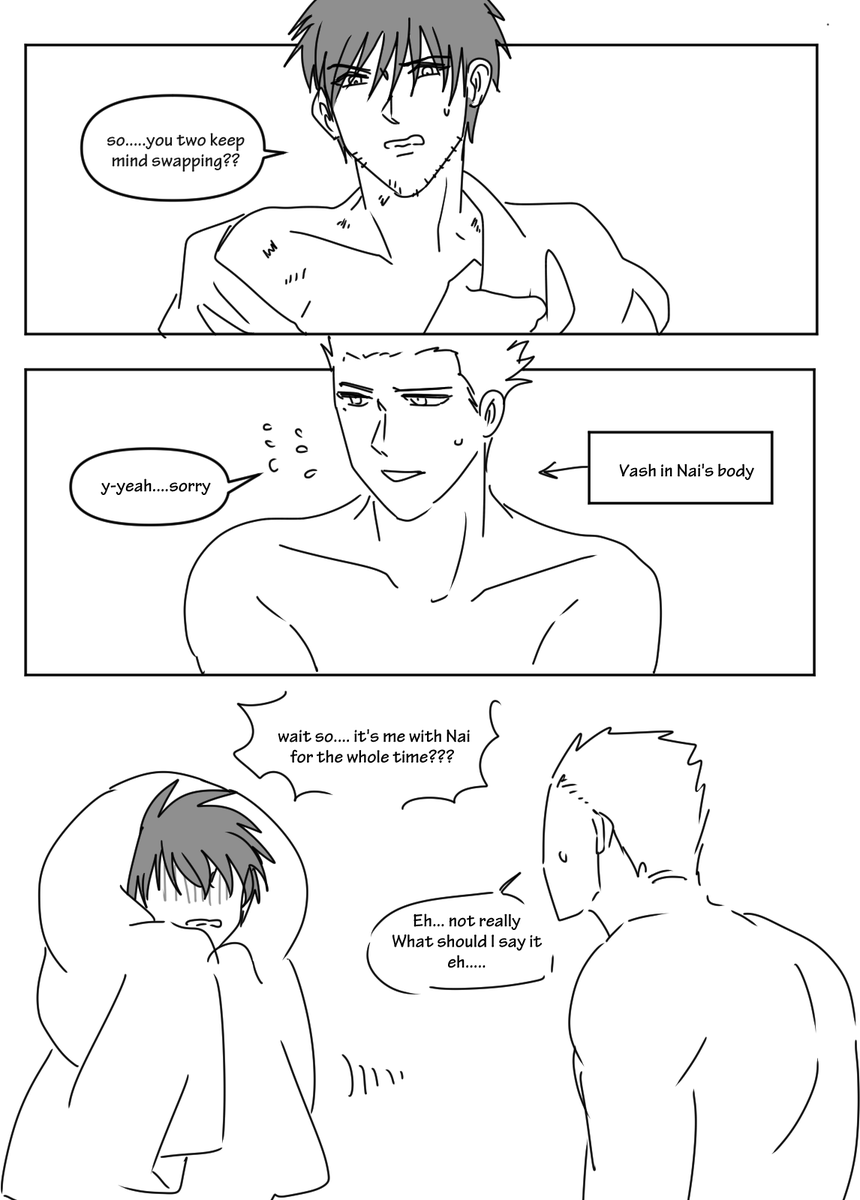 carymono's tweet photo. mind-hijack twin AU 
but then idk what I was doing ?? #plantwood https://t.co/F8teKagGQg