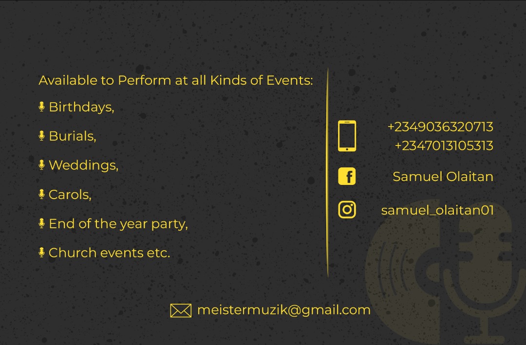 psalmmy_01's tweet photo. π€ I am available to bring soulful baritone melodies to your events! Let me make your special moments unforgettable with music. πΆ Contact me for bookings!
#BaritoneSinger #EventMusic #EventSinger #performance #performer #musician #stage #art #singer #baritone https://t.co/qTdoQajBhn