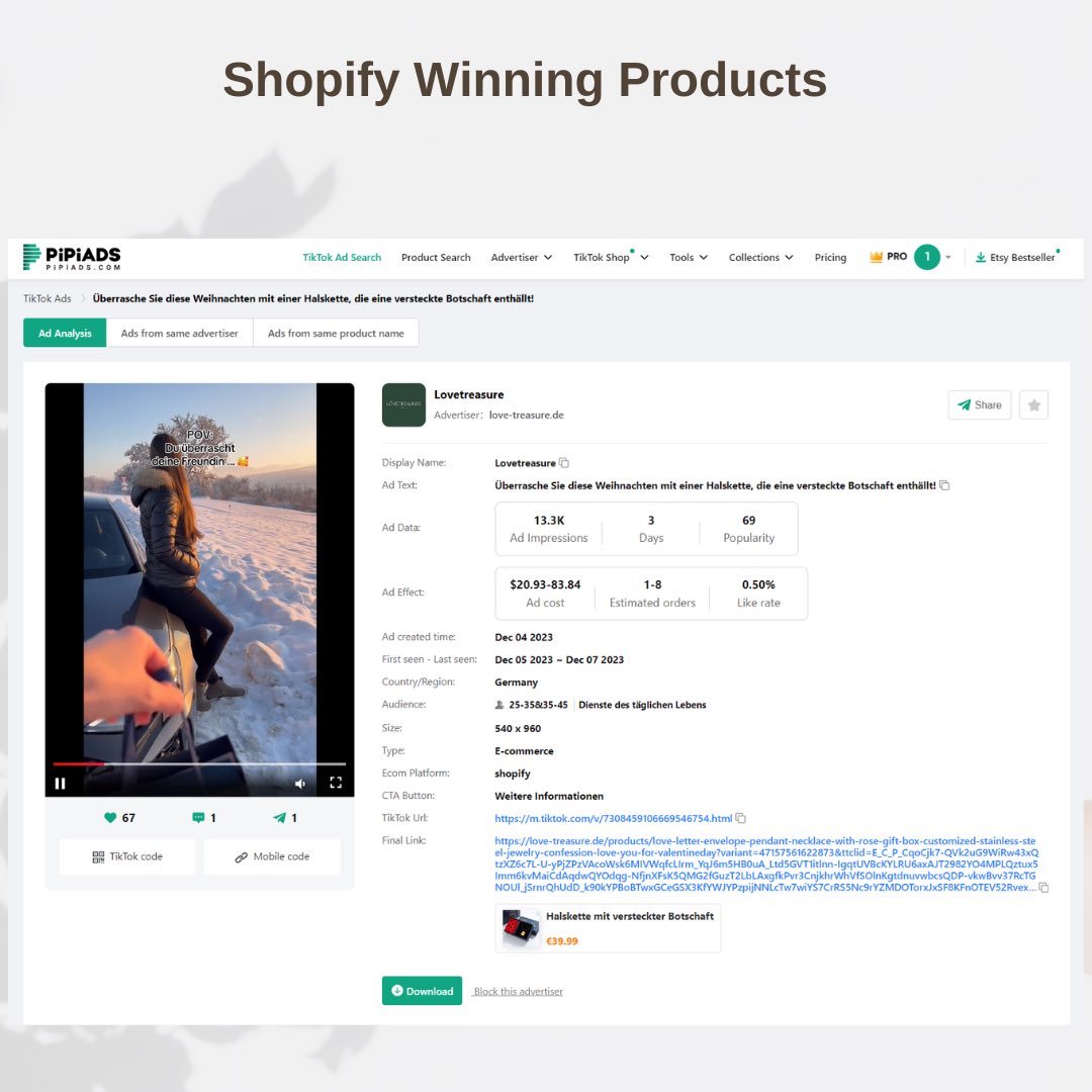 joseline0717_g's tweet image. Top3 Shopify Winning Products
#pipiads #dropshipping #facebookads #tiktokads