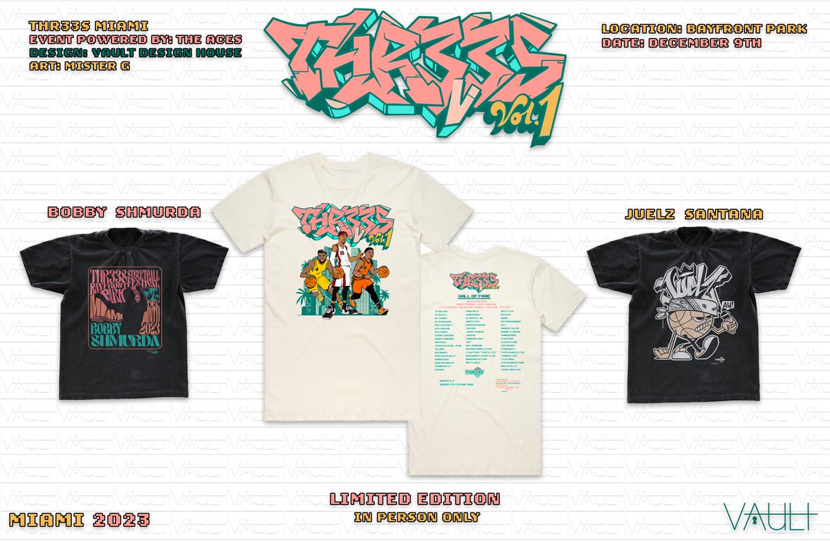 gm!🏀

stop by <a href="/BayfrontParkMIA/">Bayfront Park Miami</a> today and pick up some dope limited edition gear powered by <a href="/VAULT_dh/">V̶A̶U̶L̶T̶</a> 🗝️