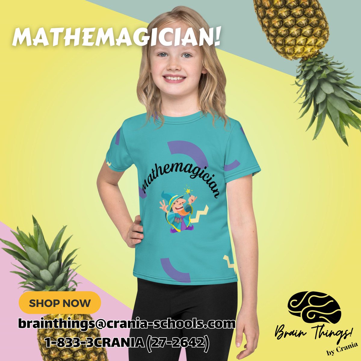 It's day 9 of our 12 days of Christmas celebration - today we've got a special treat for the kids! A Mathemagician t-shirt! 🤩 This is sure to be a hit with your little one that loves Math! 🤩
brainthings.crania-schools.com/?utm_source=tw…
#12DaysofGifts #mathnerd #nerdygifts #festivegifts #mathgifts