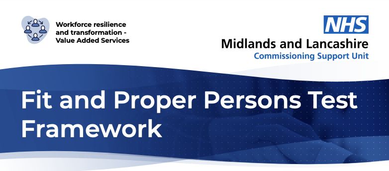 NHS Midlands & Lancashire (@nhsmidslancs) on Twitter photo Important notice for NHS board members: Compliance with the Fit and Proper Persons Test (FPPT) Framework is mandatory from 30 September 2023. We offer comprehensive services to assist with FPPT compliance. For more information, please refer to our guide: midlandsandlancashirecsu.nhs.uk/wp-content/upl… Important notice for NHS board members: Compliance with the Fit and Proper Persons Test (FPPT) Framework is mandatory from 30 September 2023. We offer comprehensive services to assist with FPPT compliance. For more information, please refer to our guide: midlandsandlancashirecsu.nhs.uk/wp-content/upl…
