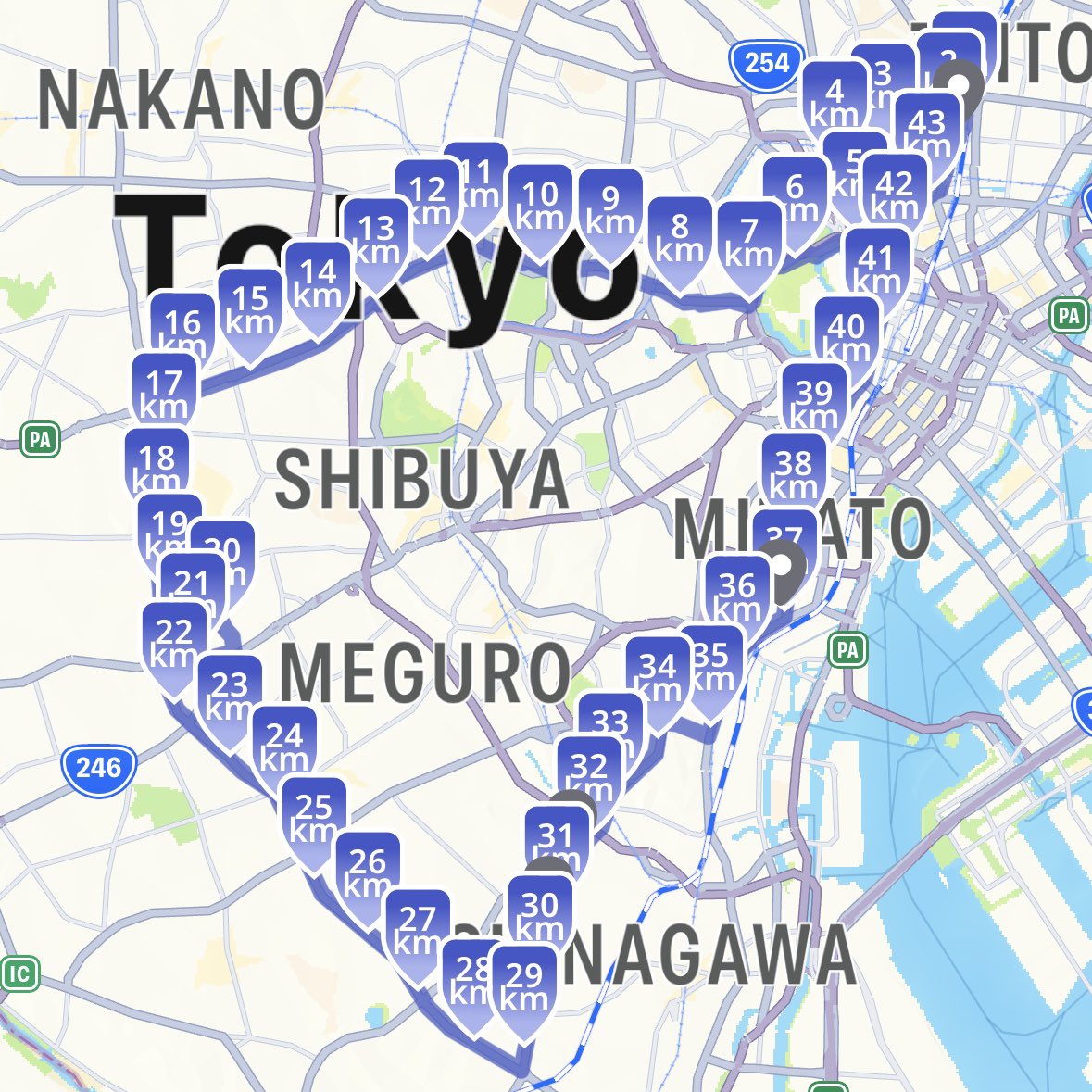 Marathon #227: Tokyo, Japan /// The city of a bazillion vending machines 👣🇯🇵🌏 #MarathonEarthChallenge #WorldByFoot
