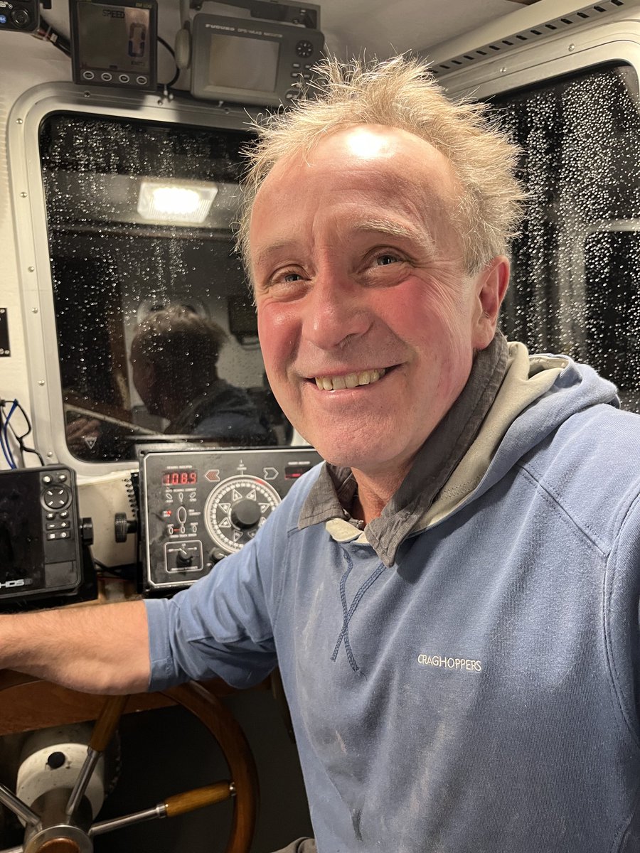 BBCAndreasWolff's tweet photo. Hans Unkles has converted his old diesel engine fishing boat to being electric and solar powered - a first in the UK. Last night a documentary about the process premiered in Tayvallich village hall #RepScot 530pm,⁩ #AnLa ⁦@bbcalba⁩ 545pm, @BBCScotNine⁩ (at 7pm) https://t.co/CKTGp5cdjZ
