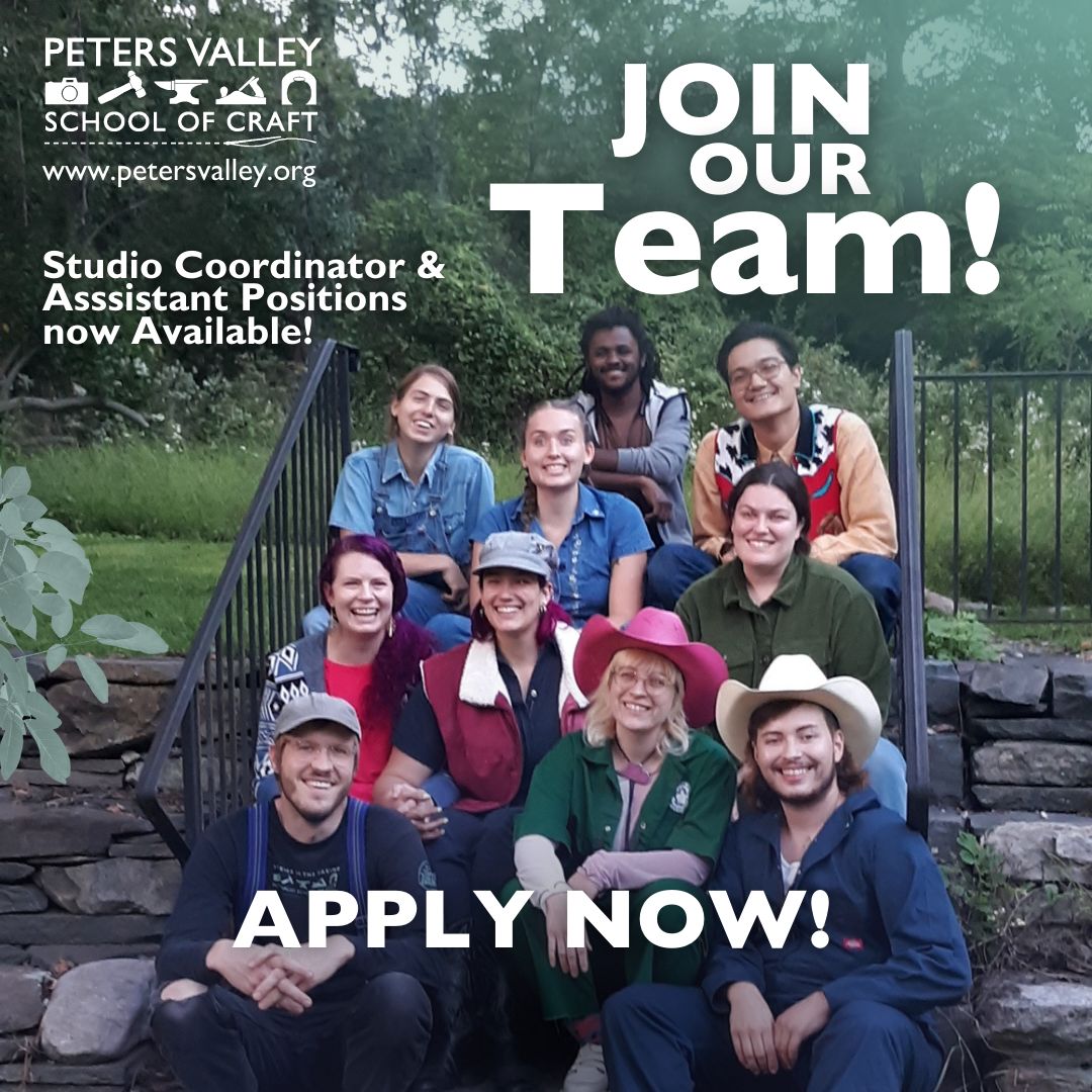 Exciting Opportunities Alert! Join our creative community for the 2024 season as a Studio Coordinator or Studio Assistant.

Are you an emerging artist ready to dive into a transformative summer experience?

petersvalley.org/opportunities/

#ArtOpportunities #SummerProgram #ApplyNow