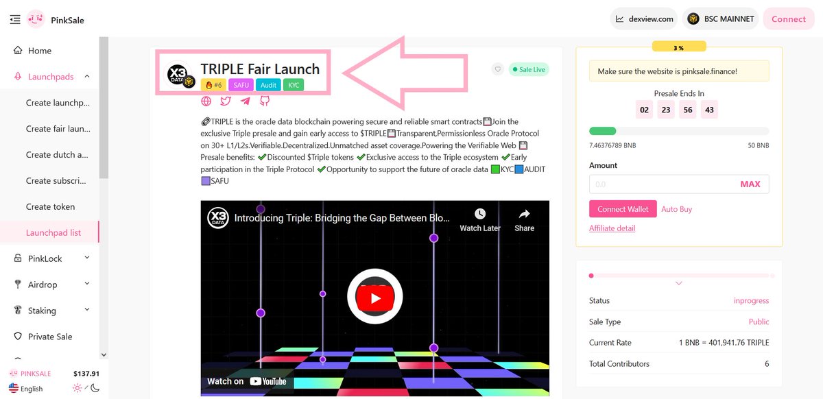 PinkSale (Pink Ecosystem) tweet media