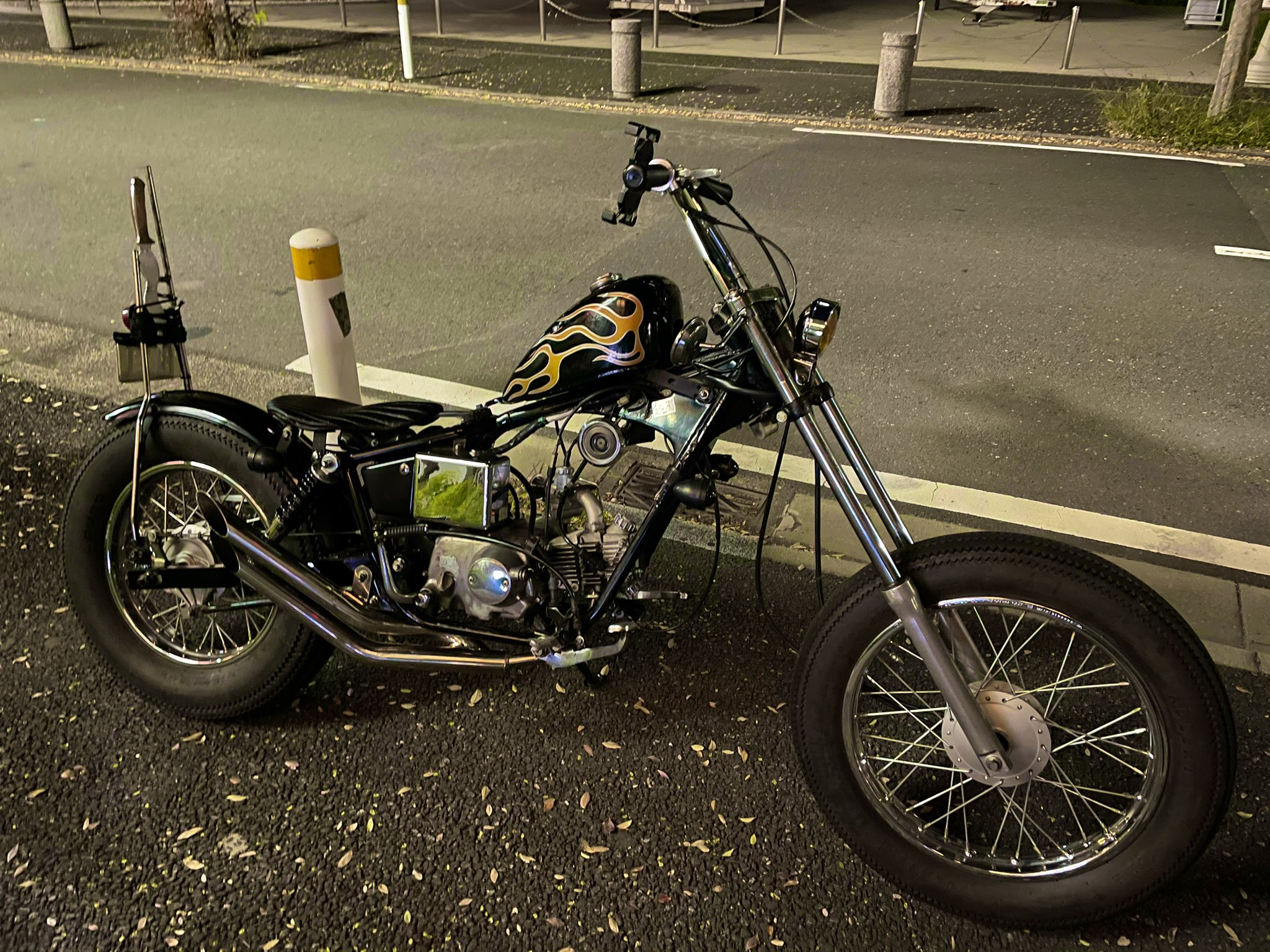 ジャズ フロントホイールスポーク仮組み（ホンダ ジャズ（バイク