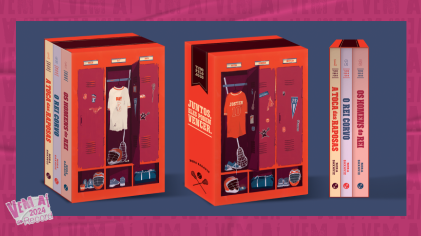 AS RAPOSAS ESTÃO DE VOLTA! Veio aí o tão pedido Box com a trilogia Tudo pelo jogo! Agora não tem mais desculpa para vocês não lerem, né?#VemAí2024naRecord em youtube.com/watch?v=u-nmLi… 🦊