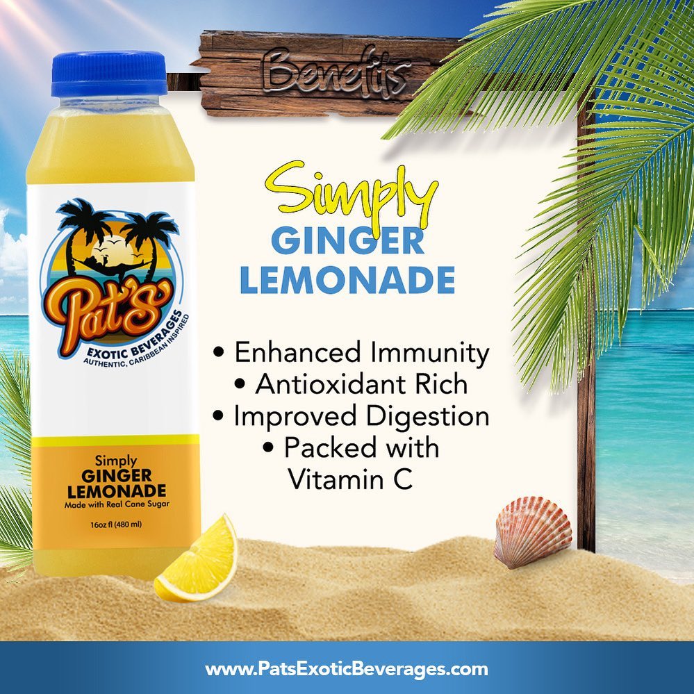 Elevate your daily refreshment with Ginger Lemonade! Packed with immune-boosting vitamin C and antioxidants, it's the perfect way to stay hydrated and healthy. Order your bottle today at [bit.ly/45EDQYZ]! 🌞🍋 #HealthyHydration #GingerGoodness