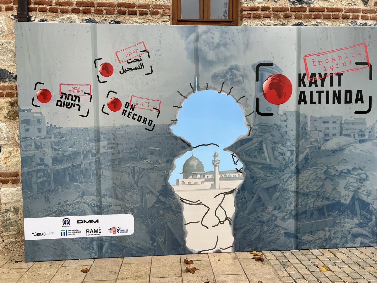 TURKAD_'s tweet photo. İsrail’in #Gazze de insan haklarını yok sayan katliamlarının tarih nazarında kayıt altına alınması için düzenlenen “İnsanlık İçin Kayıt Altında” programının açılışı Adalet Bakanımız Sayın @yilmaztunc ‘un iştirakiyle Rami Kütüphanesinde yapıldı. 
İlk hafıza kayıtları yapıldı. https://t.co/NG1pEME7Lk