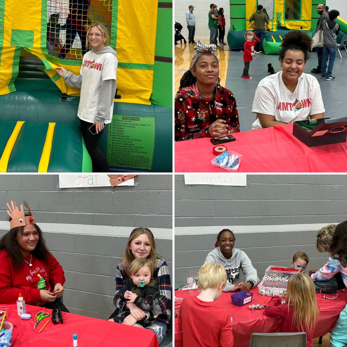 The 21st annual Breakfast with Santa!  Shout out to the girls basketball team for putting on such a wonderful community event!  Great job!  #JimmiePRIDE