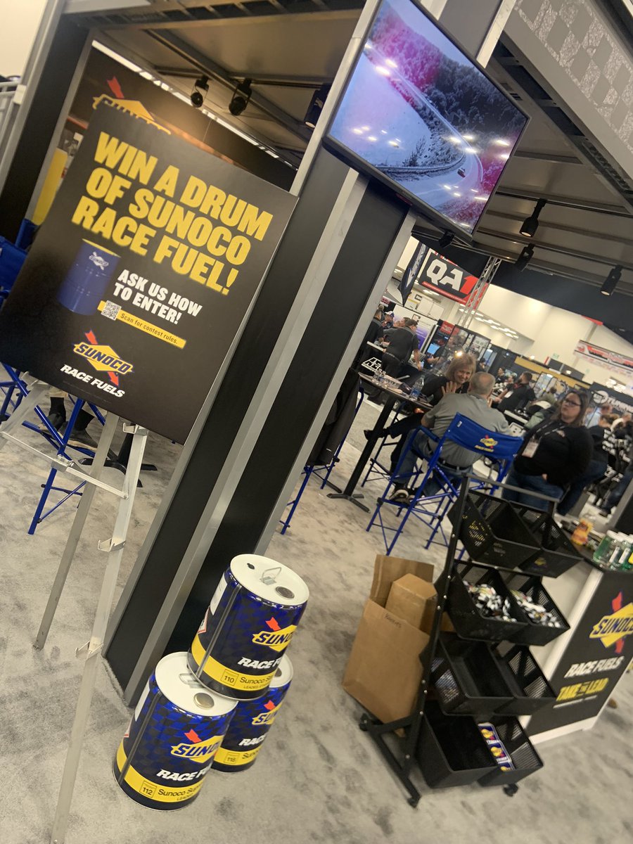 If you’re at @prishow swing through the @SunocoRacing booth and get a shot at a free drum of that high quality go go juice! #FuelingVictories