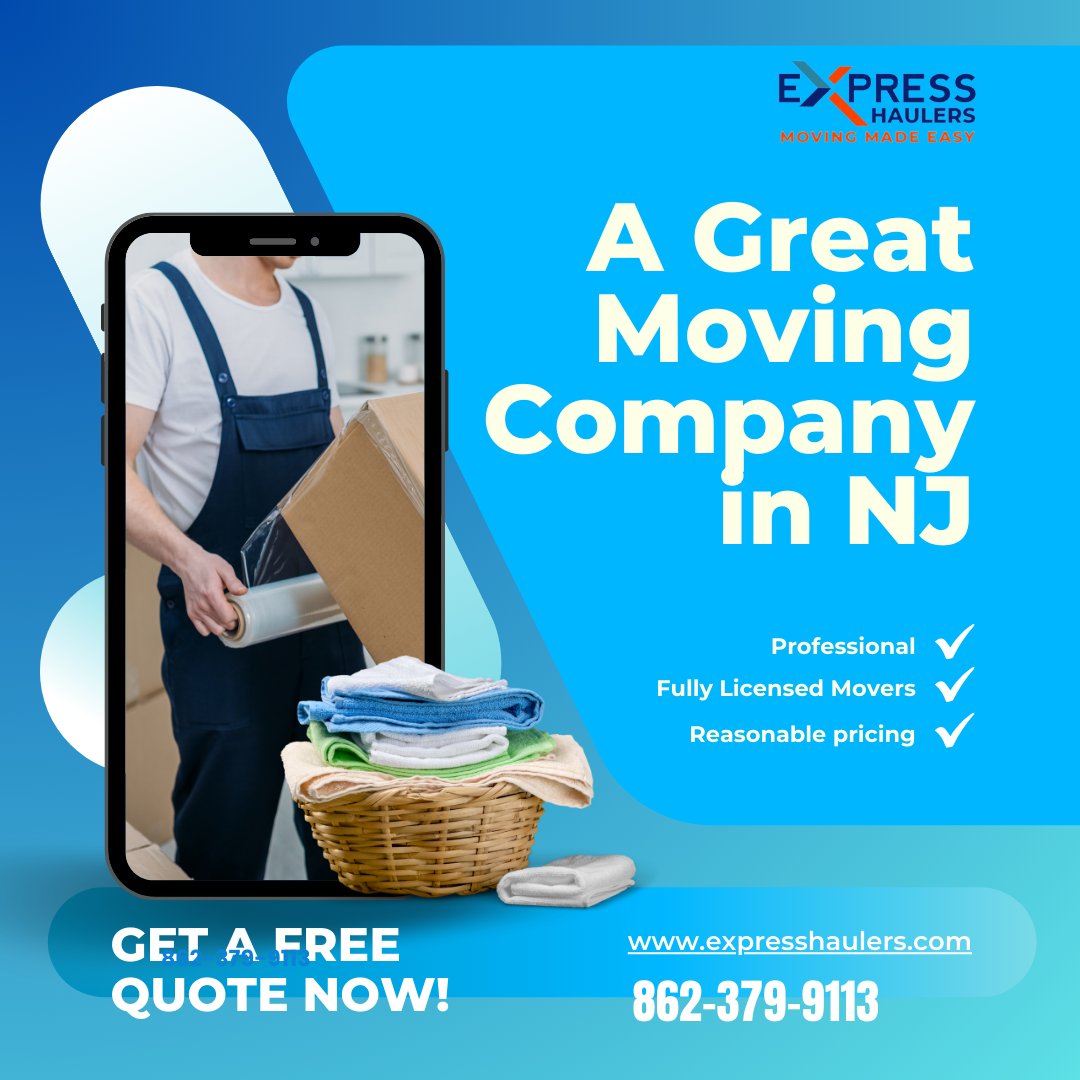 Express Haulers, a great moving company  serving NJ and NY.
Get a free quote now!
#movingcompanynearme #furnituremoving #bestmovingcompany #localmovingcompany