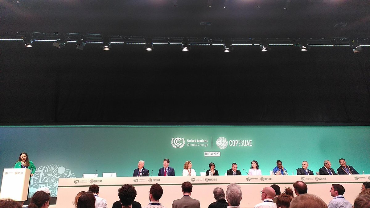 This is the High Ambition Coalition at #COP28, bringing together climate vulnerable nations with the wealthy countries who support their high ambition.

<a href="/s_guilbeault/">Steven Guilbeault</a>, why isn’t Canada part of this?