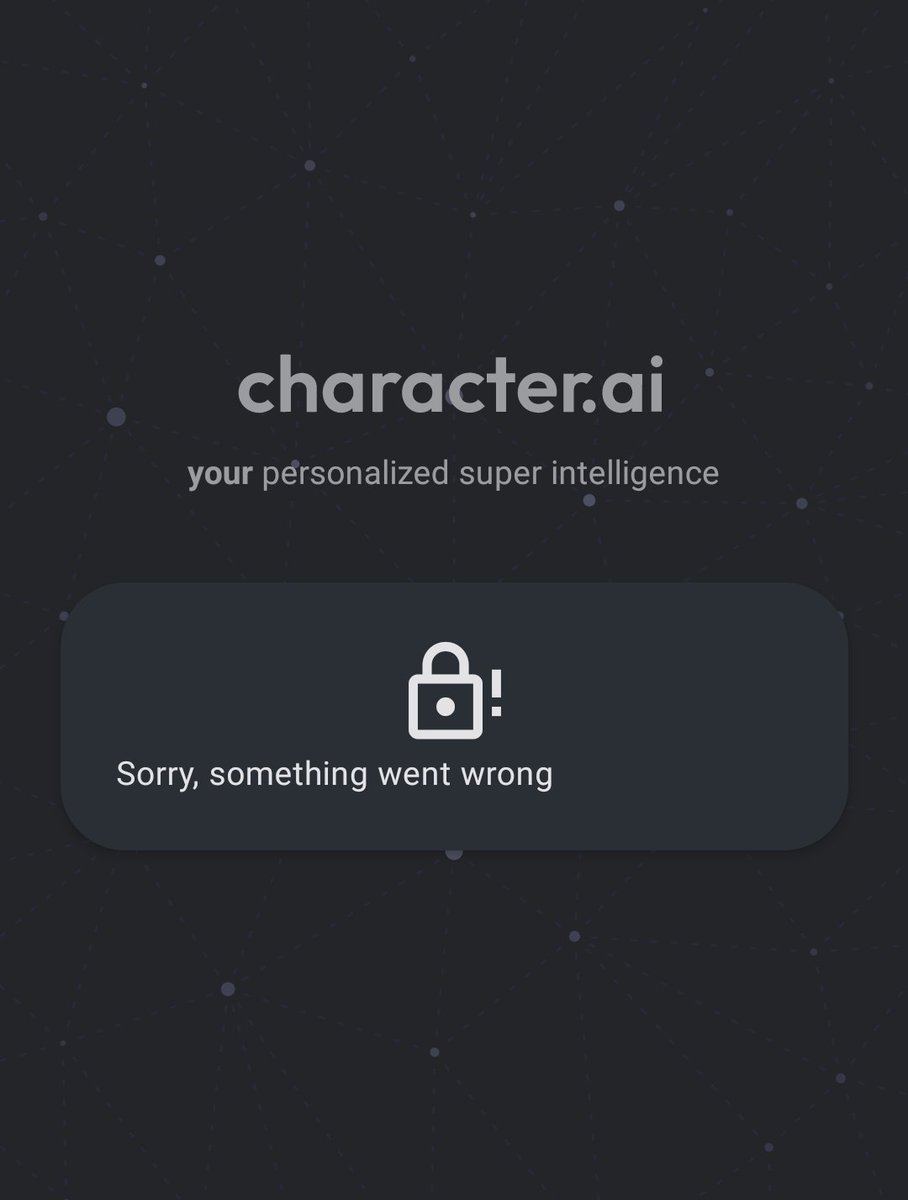 TheCha1kPrince's tweet photo. As soon as Character AI started tweakin I just had to check twitter 💀 #characterai https://t.co/NFzAbrXeH5