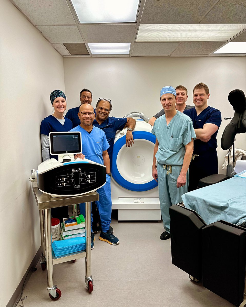 gpohlmanmd's tweet photo. Another first! World’s first In-Office Transperineal MRI Targeted Focal Therapy Cryoablation for Prostate Cancer today. Thanks to the teams at @promaxo and Wasatch Medical Specialties for all of your hard work in helping make this service a reality for our patients. https://t.co/5qL3A8oAfi