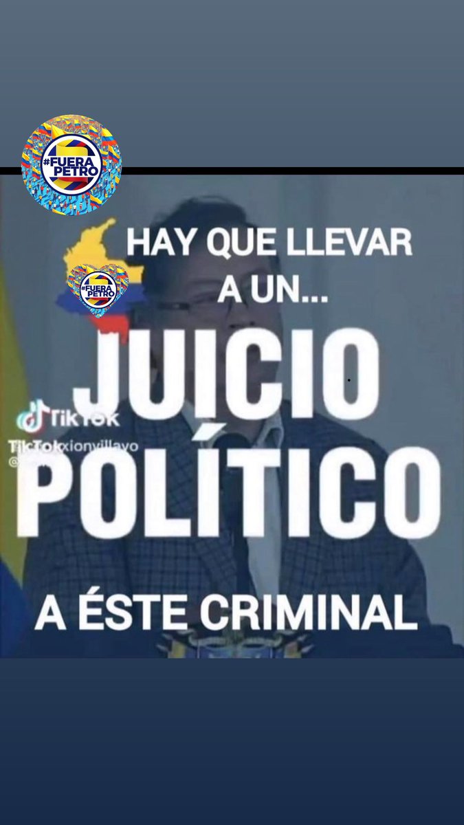 Jhonffonseca's tweet photo. ¿🇨🇴Con la mano en el corazón Cuántos Colombianos firmarian ✍🏼 para que se haga el juicio político y podamos sacar al guerrillero @petrogustavo de la Casa de Nariño? 
¡Que se vea ese repudio! 🙋🏻‍♂️🫡🇨🇴 https://t.co/59z0Itd1vX